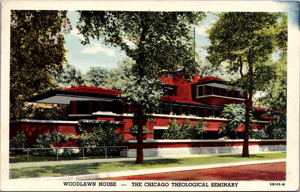 Woodlawn House The Chicago Theological Seminary 1946 Vintage Postcard SP6-18